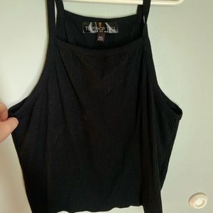Black halter top